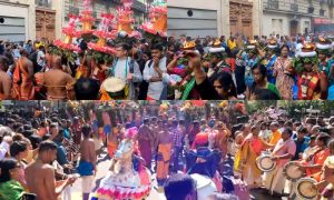 Ganpati Bappa and Lord Murugan in Paris