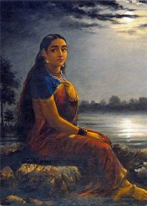 ‘Lady in the Moonlight’ by Raja Ravi Varma
