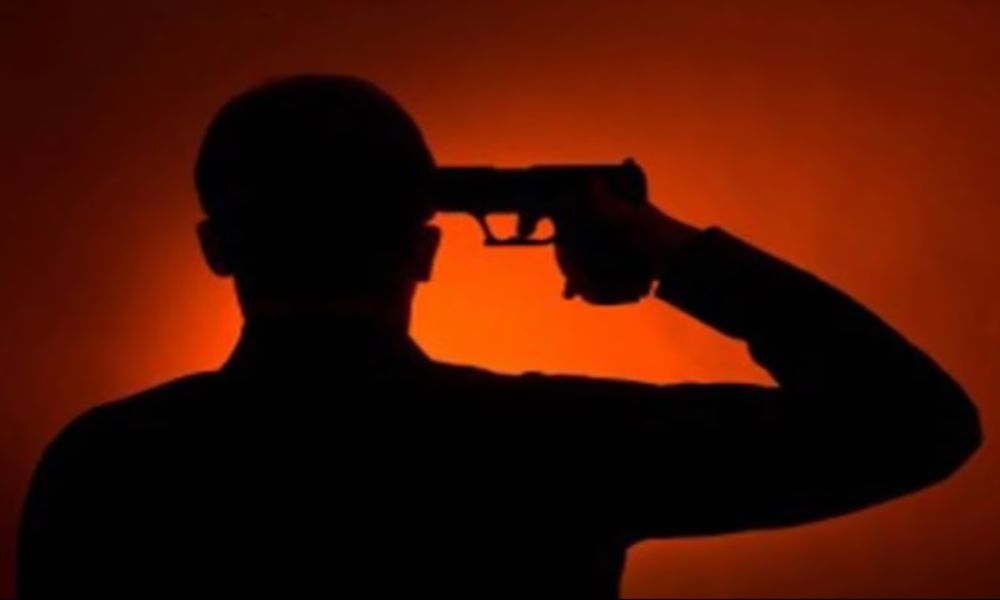 CISF jawan shot himself